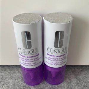 2X Clinique Fresh Pressed Overnight Booster